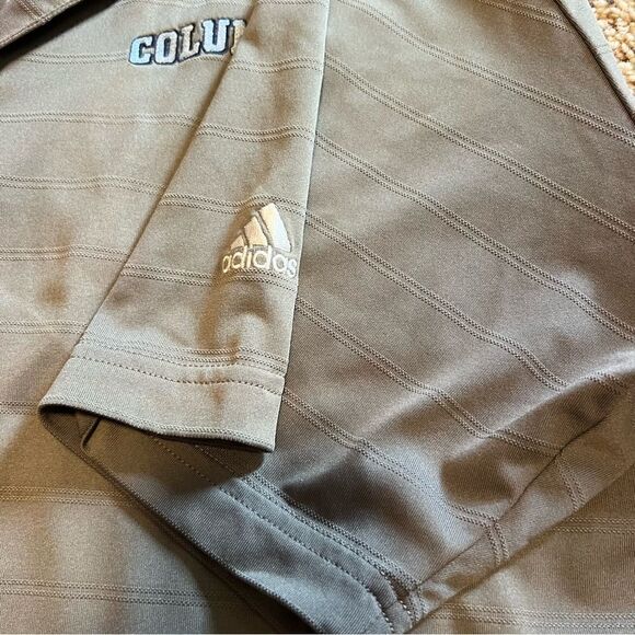 Columbia University Polo. Gray and Blue. Adidas. Sz XL. (See measurements). EUC - Picture 5 of 11